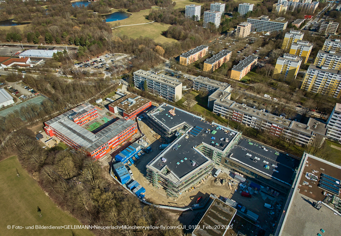 20.02.2023 -  Schulneubau am Strehleranger in Neuperlach